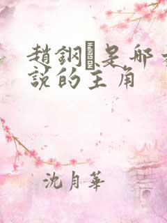 赵钢镚是哪本小说的主角