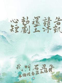 心动还请告诉我短剧王沐凯在线观看