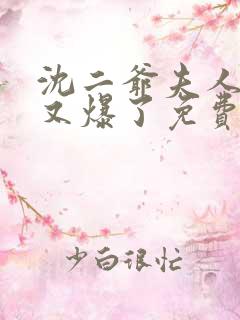 沈二爷夫人马甲又爆了免费