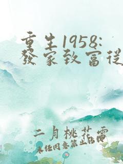 重生1958:发家致富从南锣鼓巷开始完本