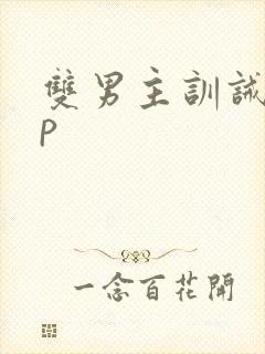 双男主训诫文sp