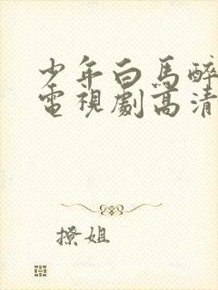 少年白马醉春风电视剧高清