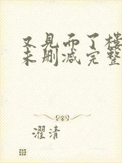 又见面了楼小姐未删减完整版漫画