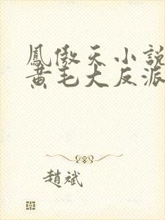 凤傲天小说里的黄毛大反派也想要幸福小说