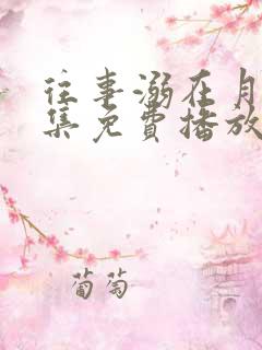 往事溺在月光全集免费播放