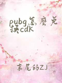 pubg怎么兑换cdk