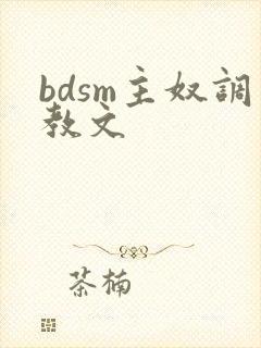 bdsm主奴调教文