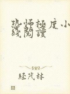 恐怖极度小说在线阅读