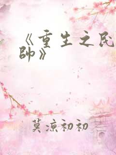 《重生之民国少帅》