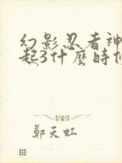 幻影忍者神龙崛起3什么时候上映