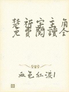 楚祈宇主角小说免费阅读全文无弹窗