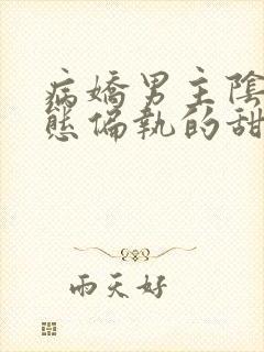 病娇男主阴暗病态偏执的甜文