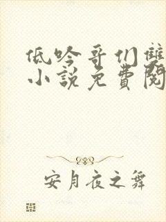 低吟哥们双男主小说免费阅读