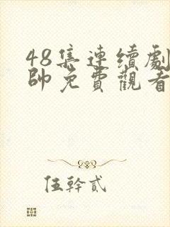 48集连续剧少帅免费观看高清