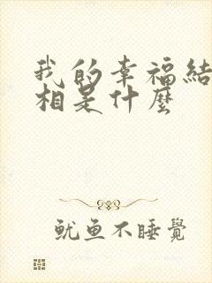 我的幸福结局真相是什么