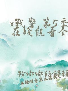 x战警 第5季在线观看全集免费播放