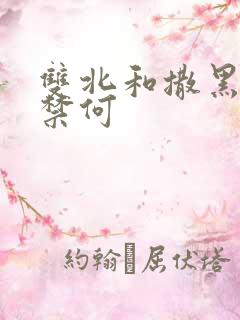 双北和撒黑化囚禁何