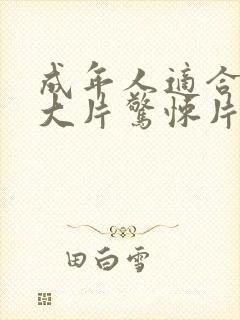 成年人适合看的大片惊悚片