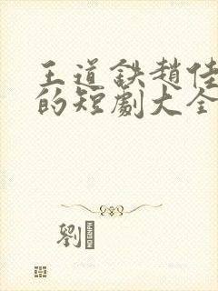 王道铁赵佳主演的短剧大全