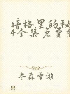 暗格里的秘密24全集免费观看