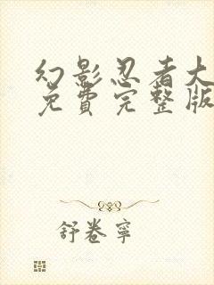 幻影忍者大电影免费完整版中文版