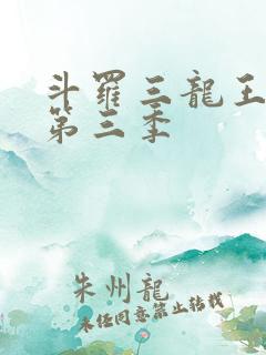 斗罗三龙王传说第三季