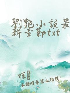 刘艳小说最新更新章节txt