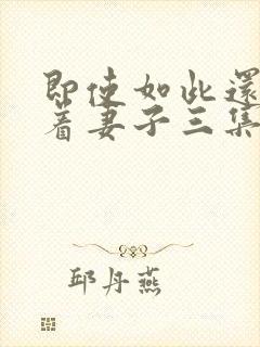 即使如此还是爱着妻子三集免费观看