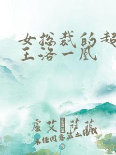 女总裁的超级兵王洛一凰