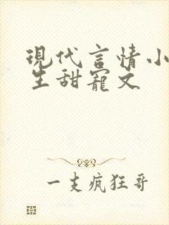 现代言情小说重生甜宠文