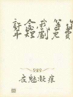 许念,我等你十年短剧免费观看