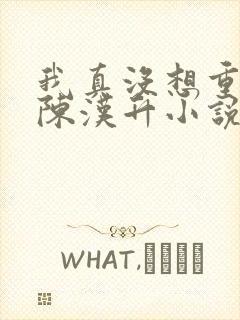 我真没想重生啊陈汉升小说无弹窗