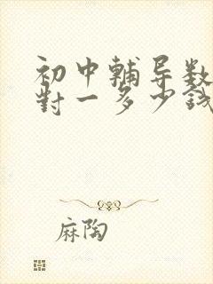 初中辅导数学一对一多少钱