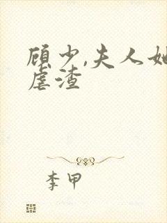 顾少,夫人她又虐渣