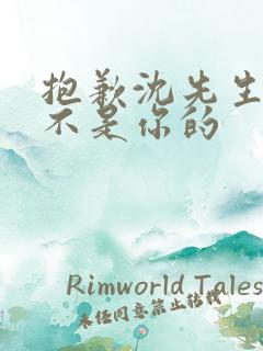 抱歉沈先生孩子不是你的