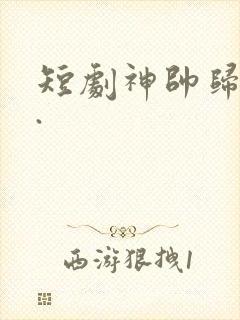 短剧神帅归来..