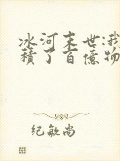 冰河末世:我囤积了百亿物资