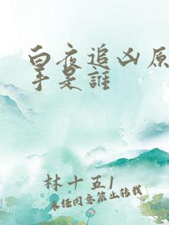 白夜追凶原著凶手是谁