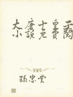 大唐十皇子李慎小说免费阅读