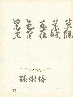 黑色五叶草漫画免费在线观看