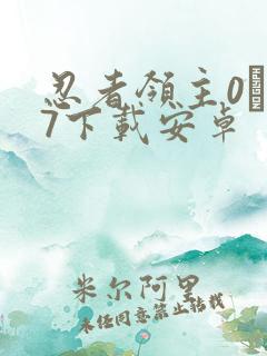 忍者领主0·27下载安卓