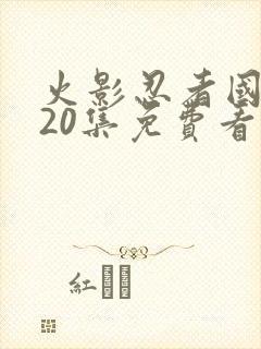 火影忍者国语720集免费看