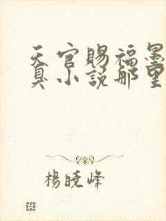 天官赐福墨香铜臭小说那里可以看