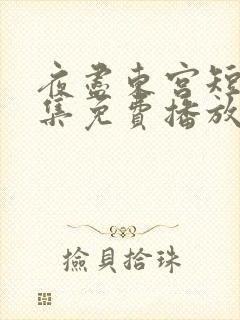 夜尽东宫短剧全集免费播放