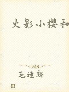 火影小樱和鸣人