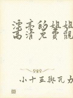 漂亮的姐姐完整高清免费观看