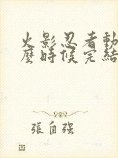 火影忍者动画什么时候完结的