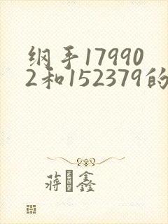 纲手179902和152379的外观对比