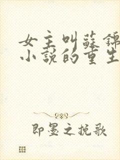 女主叫苏锦溪的小说的重生小说