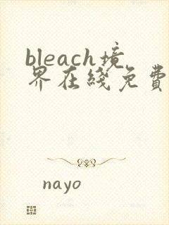 bleach境界在线免费观看全集
